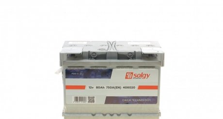 Стартерна батарея (акумулятор) SOLGY 406020