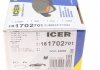 Комплект гальмівних колодок (дискових) ICER 181702-701 (фото 5)