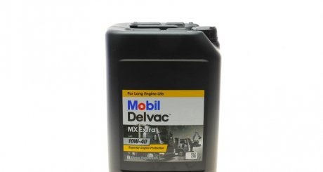 Олива моторна DELVAC MX EXTRA 10W40/20л MOBIL 152673