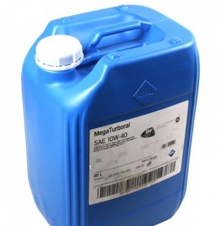 Олива моторна Mega Turboral SAE 10W40 (20 Liter) ARAL AR-15BC45