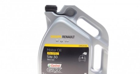 Олива моторна "GTX RN-Spec 5W-30 RN0720", 5л CASTROL 15CFA6