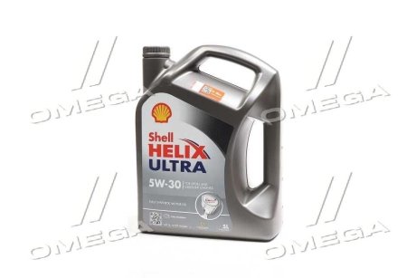 Масло моторн. Helix Ultra SAE 5W-30 (Канистра 5л) SHELL 550040640 (фото 1)