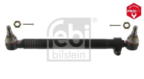 Поздовжня кермова тяга з корончастими гайками та шплінтами FEBI BILSTEIN 35177