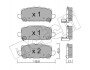 Комплект гальмівних колодок (дискових) METELLI 22-1084-0 (фото 1)