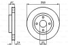 Диск тормозной передн. MAZDA 323F 1,9 16V/2,0D/TD 93- BOSCH 0986478989 (фото 1)