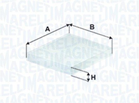 BMW Фильтр салона (к-т. 2шт.) Mini,i3 MAGNETI MARELLI 350203066410