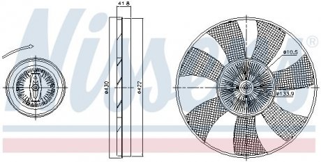 Віскомуфта NISSENS 86220 (фото 1)