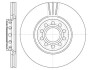 Гальмівний диск перед. A4/A6/Passat/Superb (99-13) WOKING D6596.10 (фото 1)