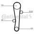 Комплект ременя газорозподільного механізму з водяним насосом CONTITECH CT942WP1 (фото 1)