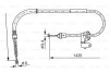 BMW Трос ручного тормоза прав. MINI 1,4-1,6 01-. BOSCH 1987482230 (фото 1)