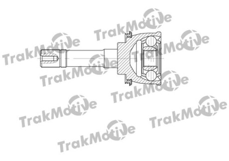 SUZUKI шркш зовнішній к-кт 26/30 зуб. GRAND VITARA I (FT, HT) 1.6 98-03, VITARA (ET, TA, TD) 2.0 96-98 TRAKMOTIVE 40-0603