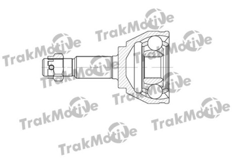 NISSAN шркш зовнішній к-кт 29/36 зуб.Qashqai,X-Trail,Renault Koleos 1.6/2.0dCi 07- TRAKMOTIVE 40-0593