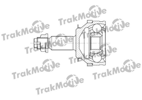 RENAULT шркш зовнішній к-кт з ABS 28/27 зуб. Master II,Opel Movano 2.5/2.8D 98- TRAKMOTIVE 40-0601