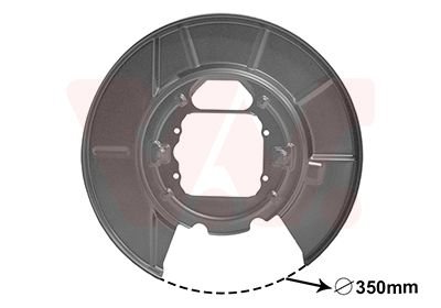 Захист гальмівного диска VAN WEZEL 0685373