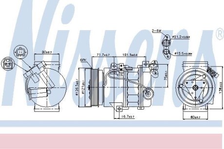 Компресор кондиціонера First Fit NISSENS 89386