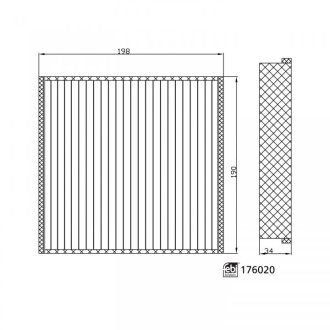 Салонний фільтр FEBI BILSTEIN 176020