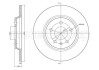 Гальмівний диск задн. Q5/A4/A6/A6/A7/A5/Q5/A4 08- CIFAM 800-1032C (фото 1)