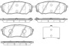 KIA Колодки гальмівні передні Sorento 2,0-2,4 10- REMSA 1661.02 (фото 1)