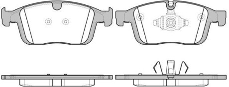 VOLVO Колодки гальмівні передні XC60 I 16- REMSA 1689.00