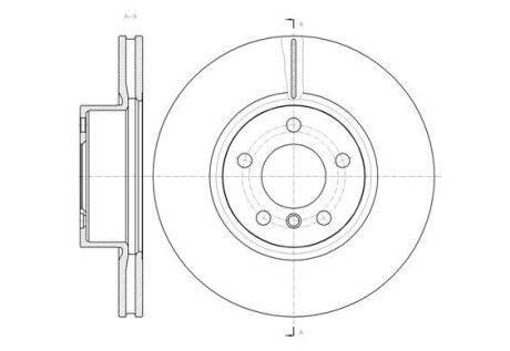 BMW Диск гальмівний передній X3 10- REMSA 61454.10