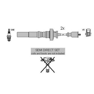 MITSUBISHI Провода зажигания Lancer 03-,Colt,Space Star 1.3/1.3 98- HITACHI 134619 (фото 1)
