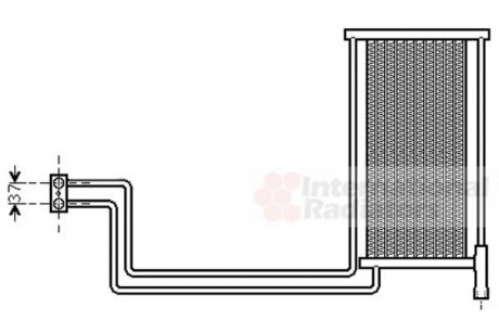 Радиатор масляный BMW E39 (5-Ser) ALL 95- VAN WEZEL 06003368