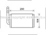 Радиатор отопителя CHEVROLET CAPTIVA (2007) 2.0 VCDI (AVA) AVA COOLING OL6570 (фото 1)