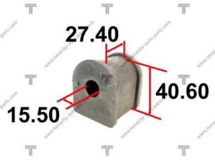 Втулка стабілізатора TENACITY ASBTO1015 (фото 1)