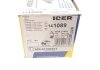 Комплект гальмівних колодок (дискових) ICER 141089 (фото 5)