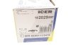 Комплект гальмівних колодок (дискових) ICER 182029-207 (фото 7)