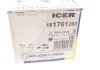 Комплект гальмівних колодок (дискових) ICER 181761-203 (фото 7)