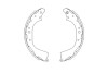 PARTS NISSAN щоки гальмівні PickUp 88-01 KAVO KBS-7411 (фото 1)