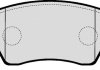 Колодки тормозные дисковые передние RENAULT JAKOPARTS J3601085 (фото 2)