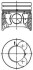 Поршень с кольцами PSA 85,6 DW10UTED4 2.0HDi 16V 2003- (KS) KOLBENSCHMIDT 99700610 (фото 1)