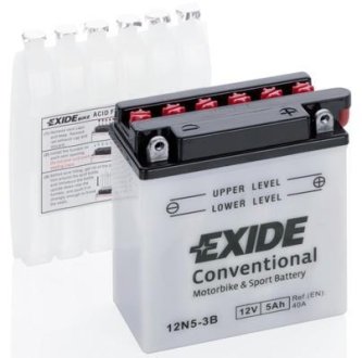 Стартерна батарея (акумулятор) EXIDE 12N5-3B (фото 1)