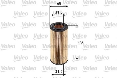 Масляний фільтр (патрон) VALEO 586553 (фото 1)