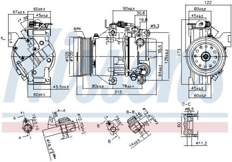 Компресор кондиціонера NISSENS 89443