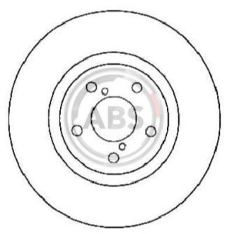 Гальмівний диск перед. Subaru Forester/Legacy/Outback 03- (316x30) A.B.S. 17955