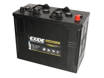 Фото акумулятор 120Аh(1300wh)-12v EQUIPMENT GEL (349х175х285),R,EN750 гелевий EXIDE ES1300 Акумулятор 120Аh(1300wh)-12v EQUIPMENT GEL (349х175х285),R,EN750 гелевий EXIDE ES1300