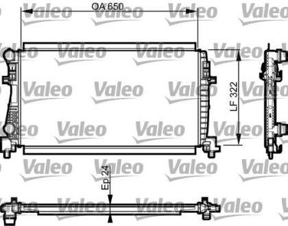 Радіатор охолодження двигуна VALEO 735557 (фото 1)