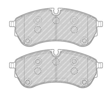 Тормозные колодки FERODO FVR5067