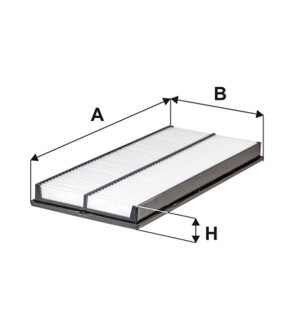 ФІЛЬТР ПОВІТРЯ WIX FILTERS WA9531