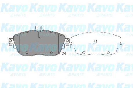 Комплект гальмівних колодок KAVO KBP-6620