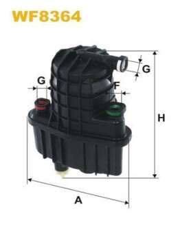 ФІЛЬТР ПАЛИВА WIX FILTERS WF8364