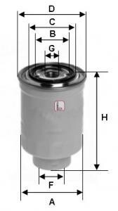 Фільтр паливний SOFIMA S 4392 NR