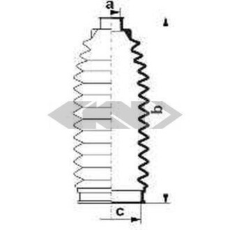 Пильник рул. тяги INFINITI/NISSAN M35/350Z "2,0-4,5 "00>> SPIDAN 84086