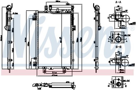 Радіатор кондиціонера NISSENS 940833