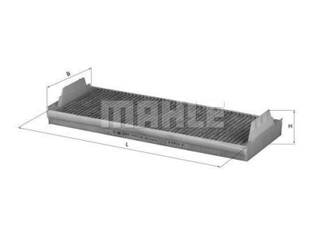 Фільтр салону вугільний MAHLE / KNECHT LAK 154