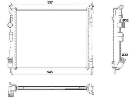 Радіатор охолодження NRF 53032