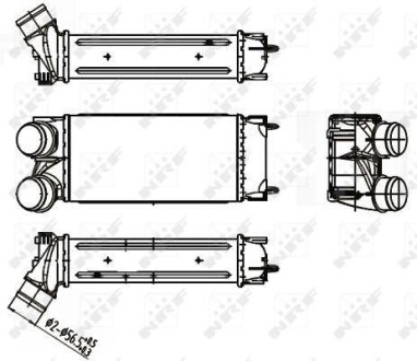 Радіатор інтеркулера NRF 30191